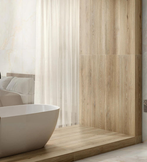 Vloertegel Villeroy & boch Wood selection Beige mat 20x120 cm