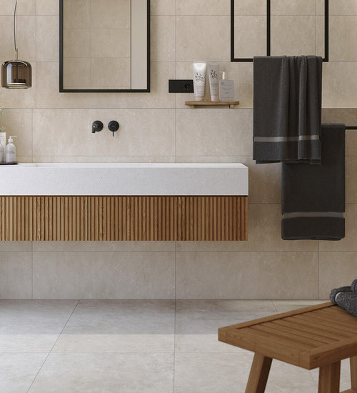 Vloertegel Rako Dale Wit mat