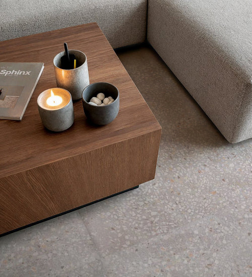 Vloertegel Sphinx Terrazzo Grijs mat