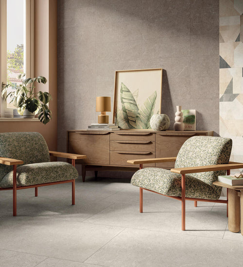 Vloertegel Panaria Surround Wit mat 60x120 cm
