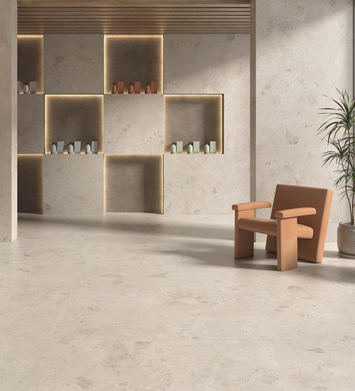 Sampletegel Geo tiles Stratos breccia Grijs mat