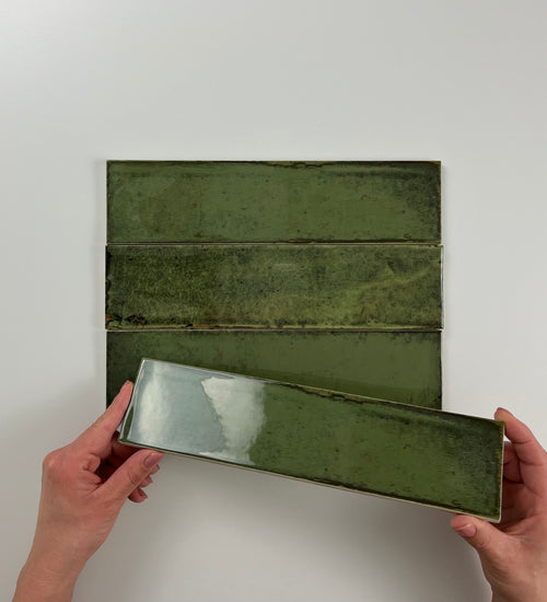Sampletegel Cifre cerámica Groen