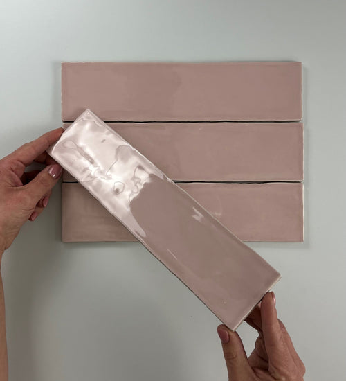 Sampletegel Cifre cerámica Roze