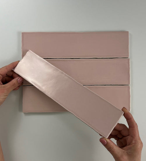 Sampletegel Cifre cerámica Roze