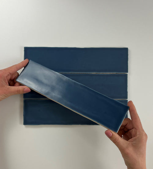 Sampletegel Cifre cerámica Blauw