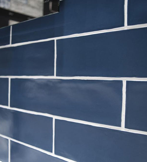 Sampletegel Cifre cerámica Blauw
