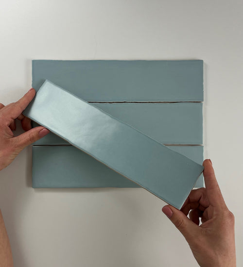 Sampletegel Cifre cerámica Blauw