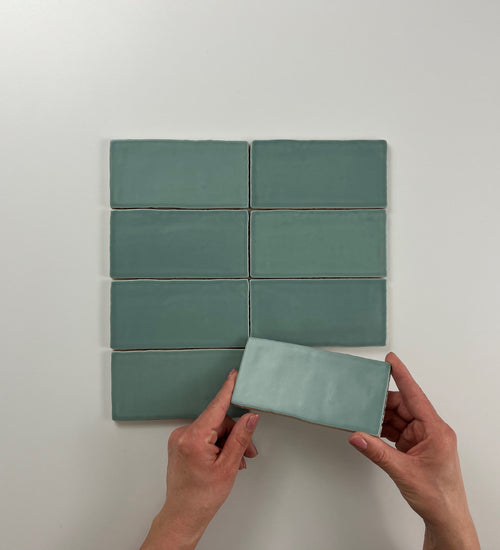 Wandtegel Cifre cerámica 7,5x15cm