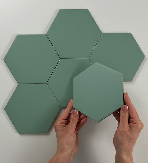 Sampletegel Cifre cerámica Groen