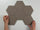 Hexagon Timeless Taupe mat 15x17