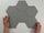 Hexagon Timeless Grey mat 15x17