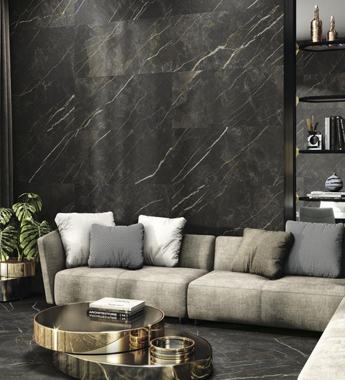 Vloertegel Baldocer cerámica Zwart - 60x120cm