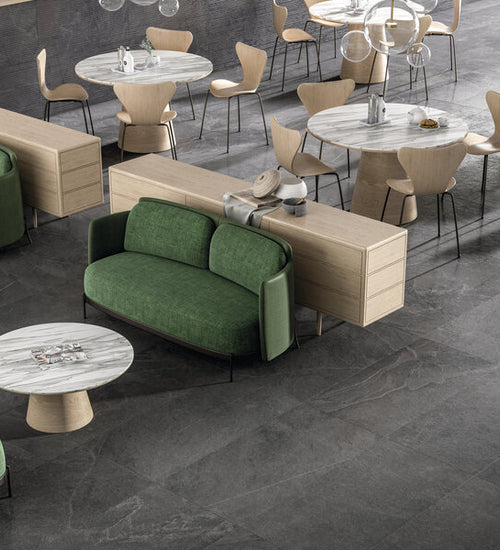 Sampletegel Cifre cerámica Antraciet