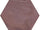 Hexagon Moon Garnet glans 16x18