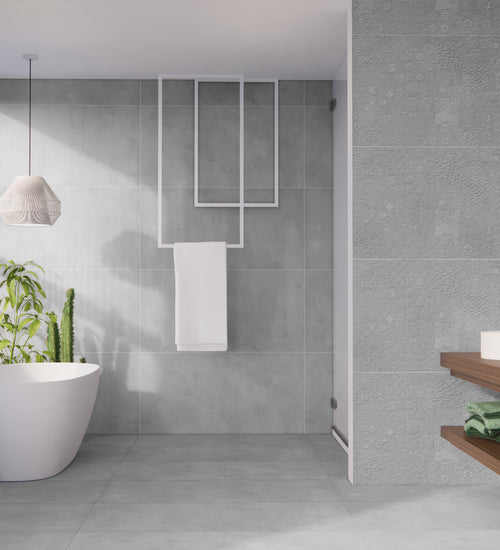 Sampletegel Prissmacer cerámica Grijs