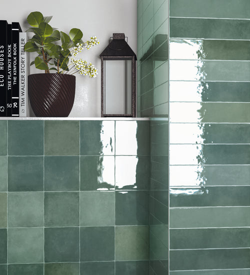 Sampletegel Cifre cerámica Groen