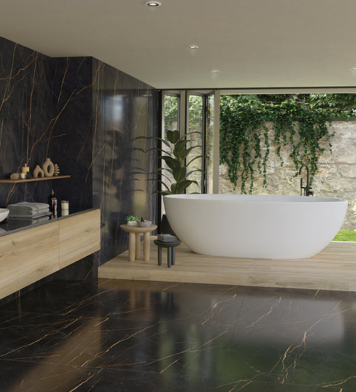 Vloertegel Energieker Antraciet - 60x120cm