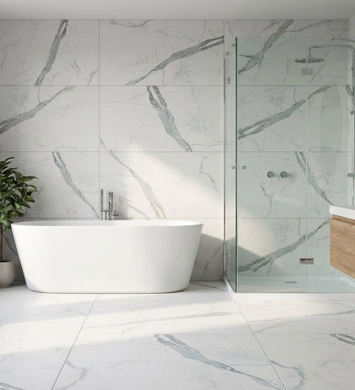 Vloertegel Atlas concorde solution Wit - 60x60cm