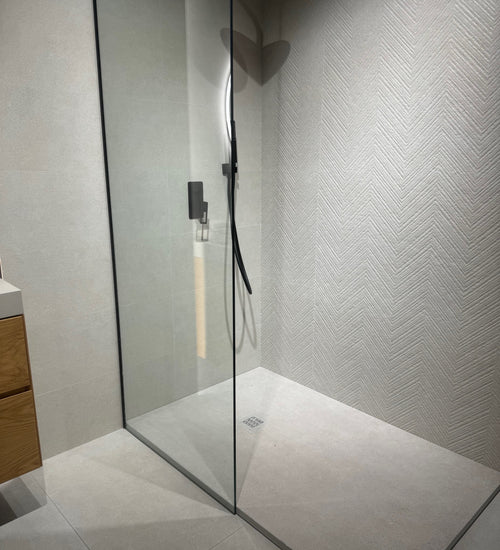 Sampletegel Cifre cerámica Grijs