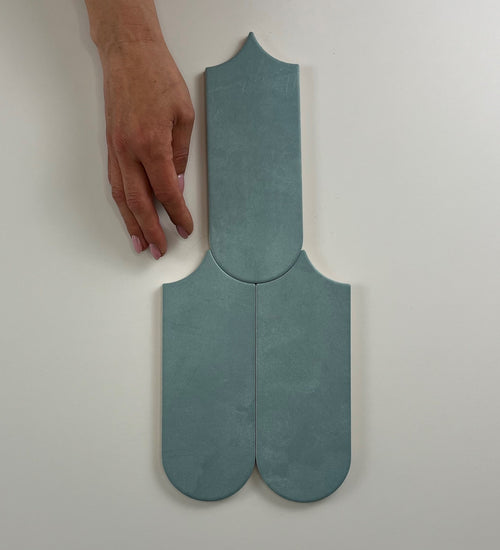 Sampletegel Cifre cerámica Blauw