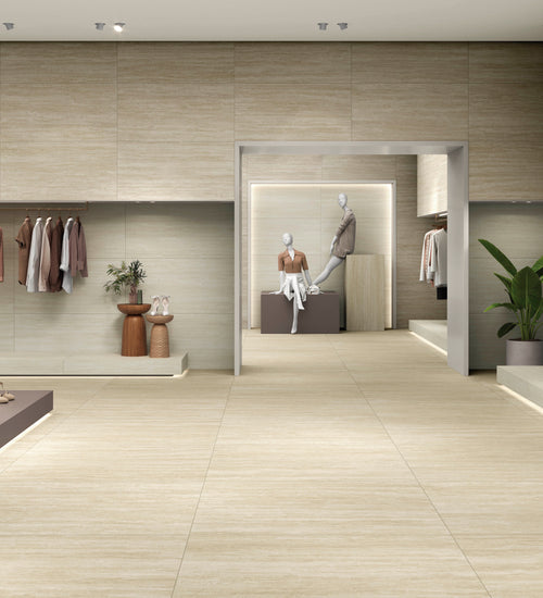 Vloertegel Huismerk tegels Beige - 59,5x120cm