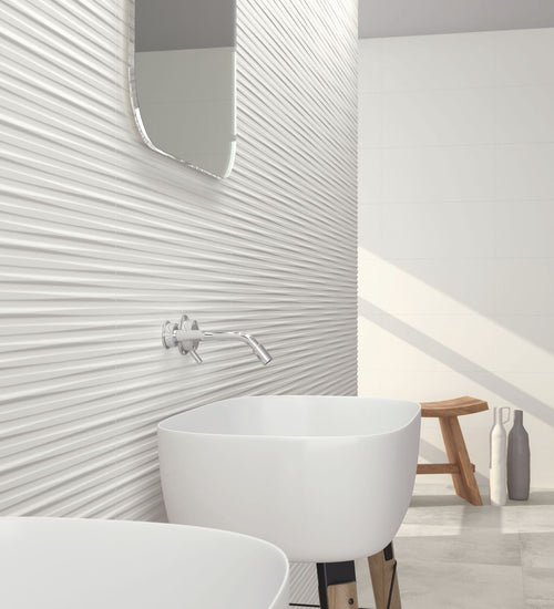 Wandtegel Kerabo Wit - 30x60cm