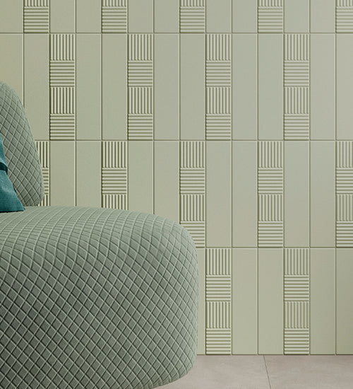 Sampletegel Ceramica rondine Groen