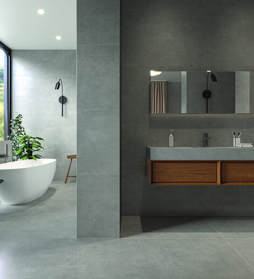 Sampletegel Huismerk tegels Grijs