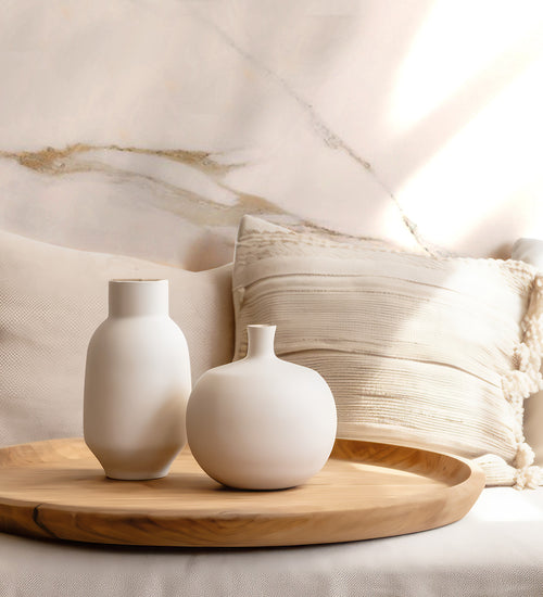 Sampletegel Geo tiles Aurora Wit glans