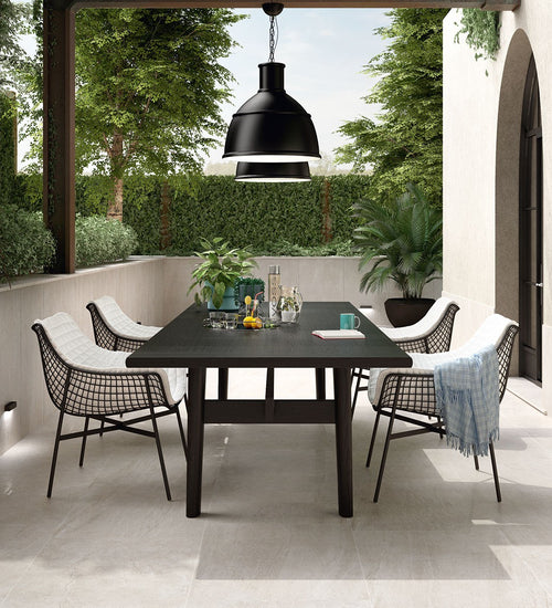 Vloertegel Novabell Aspen Wit mat 100x100 cm