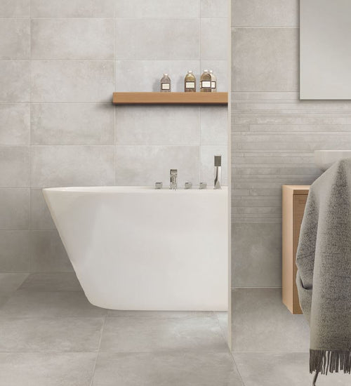 Sampletegel Grandeur Beton Grijs mat