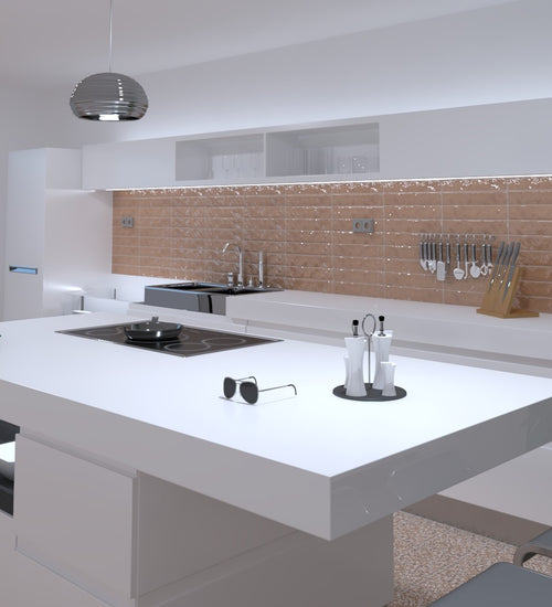 Decoratietegel Del conca Frammenti Multicolor mat 20x20 cm