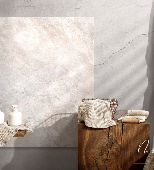 Vloertegel Geo tiles Borba Wit mat