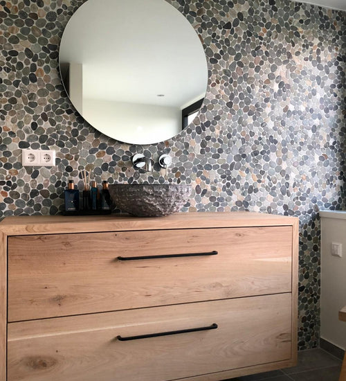 Mozaiektegel Stabigo Pebblesliced Multicolor 30x30 cm