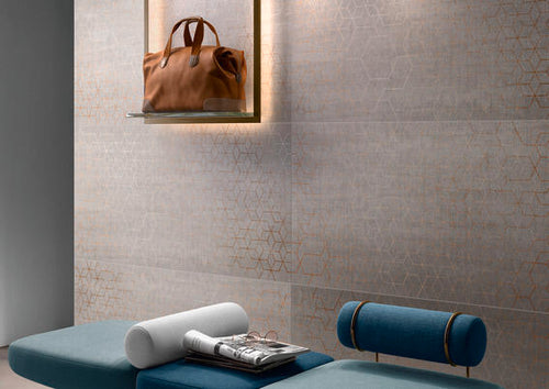 Decoratietegel Villeroy & boch Metalyn Grijs mat