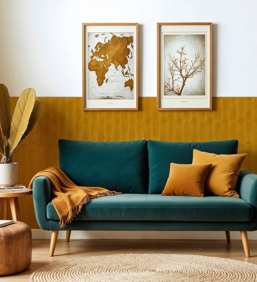 Wandtegel Grandeur Gerona Geel glans