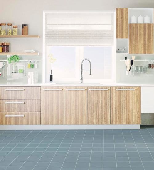 Sampletegel Sottocer Concept Blauw mat