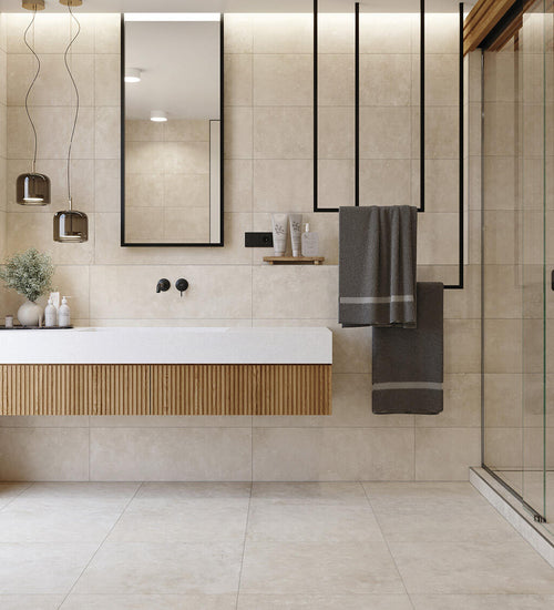 Vloertegel Rako Dale Wit mat