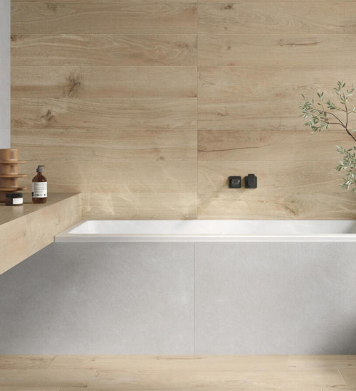 Vloertegel Villeroy & boch Oak flair Beige mat 20x120 cm