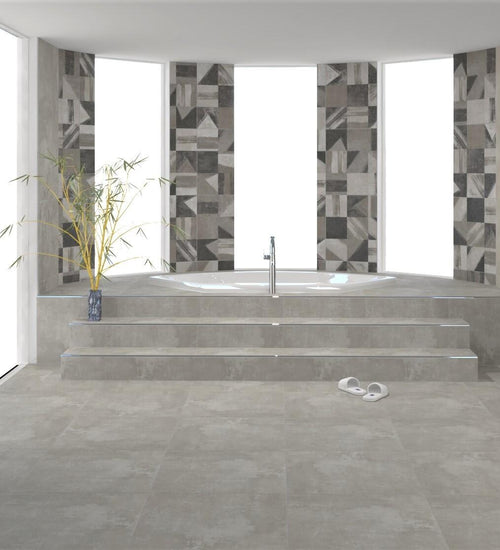 Vloertegel Villeroy & boch Atlanta Grijs mat 60x60 cm