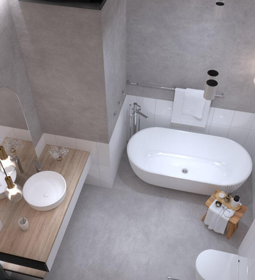 Wandtegel Rako System Wit glans