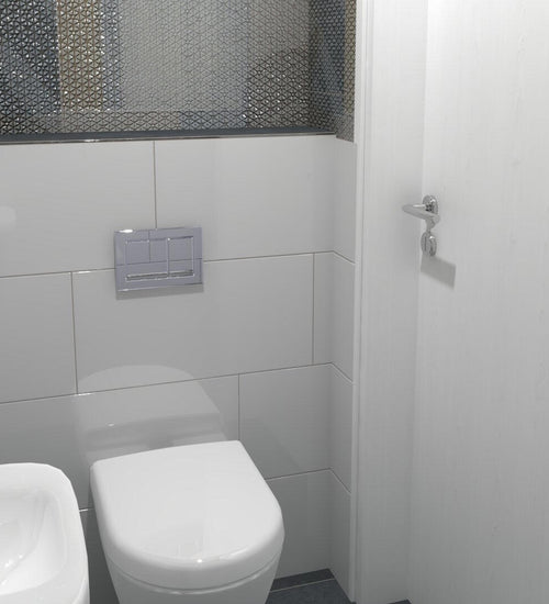 Wandtegel Rako Concept Grijs glans 30x60 cm