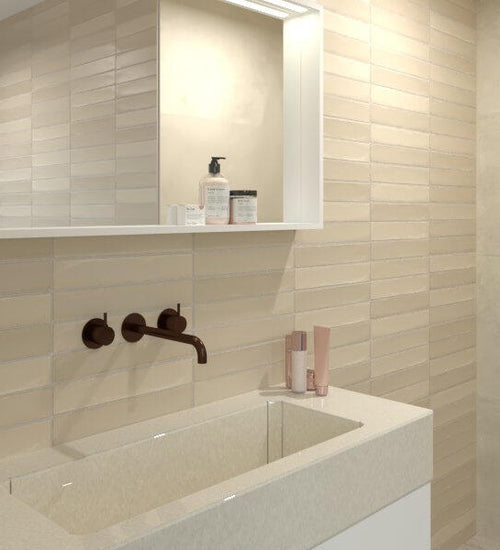 Sampletegel Sottocer Sense Beige mat