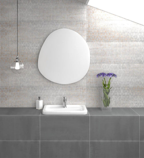 Decoratietegel Villeroy & boch Metalyn Grijs mat