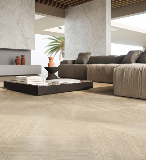 Vloertegel Rak Papyrus Ivoor mat 60x60 cm