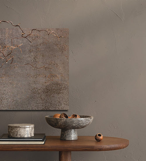 Vloertegel Rak Evoque metal Bruin mat 60x60 cm