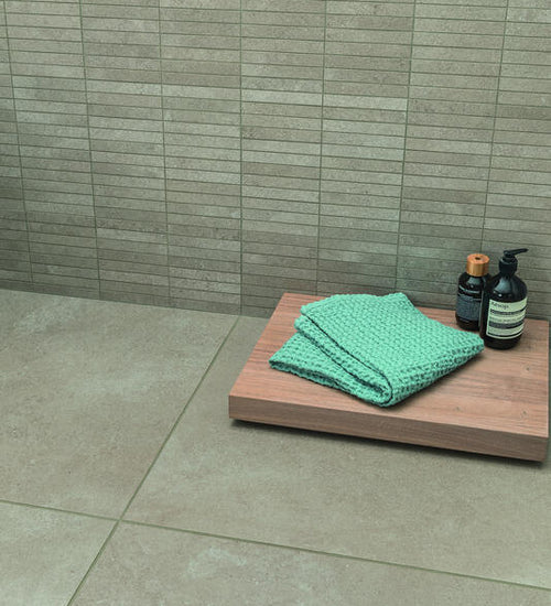 Mozaiektegel Villeroy & boch Hudson Grijs mat 2x14 cm