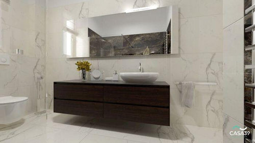 Vloertegel Marazzi italie Grandemarble Wit mat