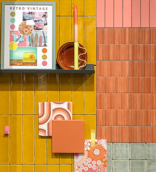 Wandtegel Grandeur Gerona Geel glans