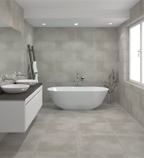 Vloertegel Sphinx Terrazzo Grijs mat